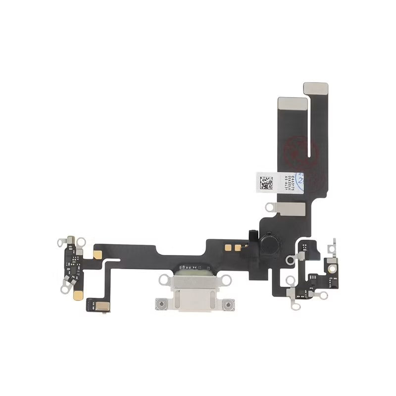 Nappe connecteur de charge pour iPhone 14 Blanc