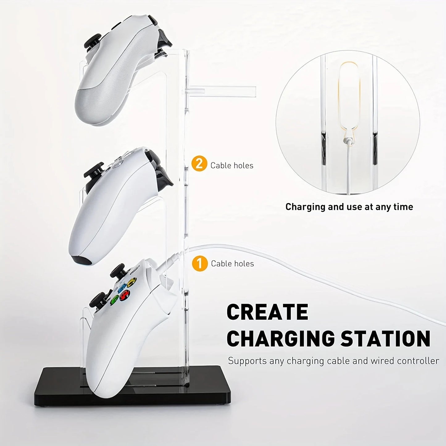 Support Manette et Casque 3 en 1 Universel pour Gamer