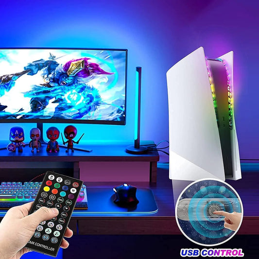 Bandes Lumineuses LED RGB Pour Console PS5 / PS5 Digital et PS5 Slim / PS5 Pro